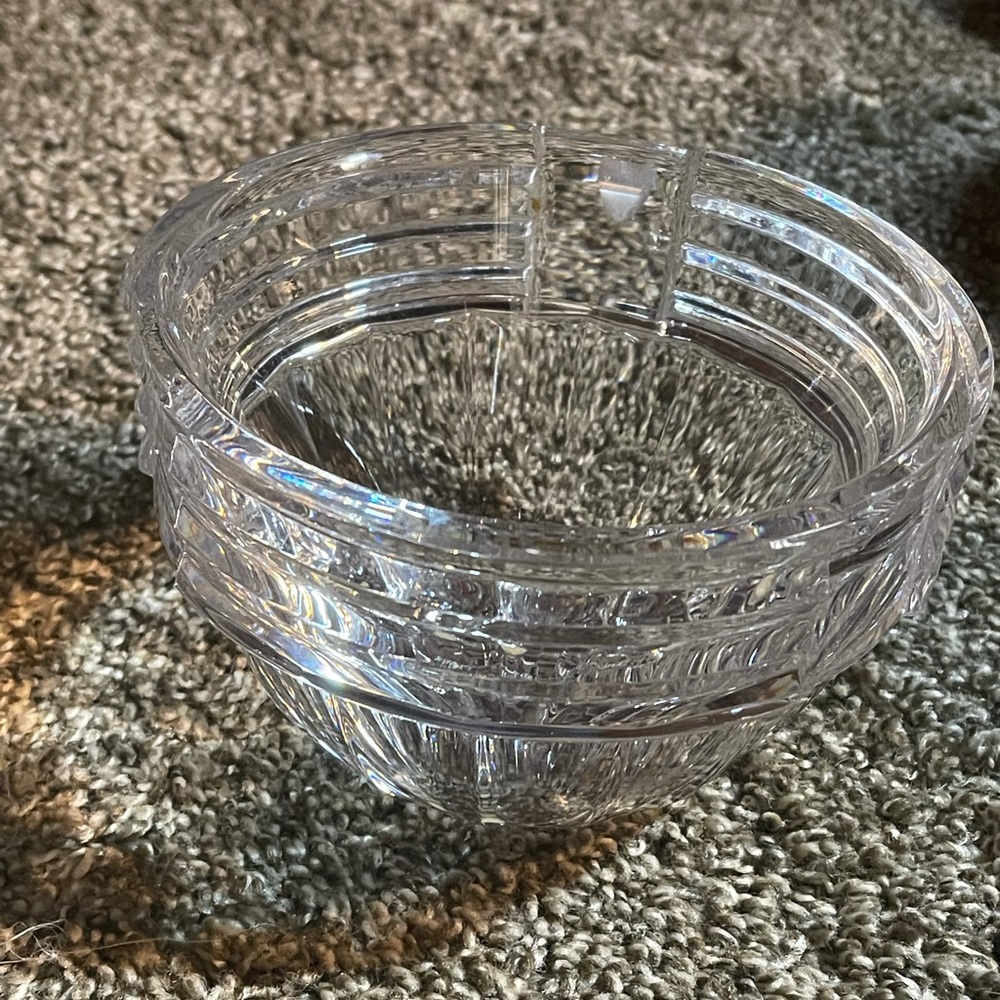 Orrefors Signed Crystal Bowl Vintage